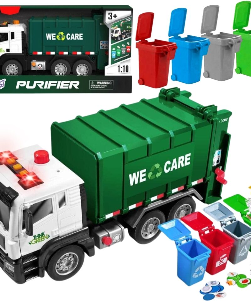 Interaktiivne prügiveoauto laste mänguks