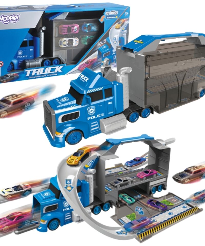 Mitmekülgne politseiveoauto mängukomplekt laste rõõmuks