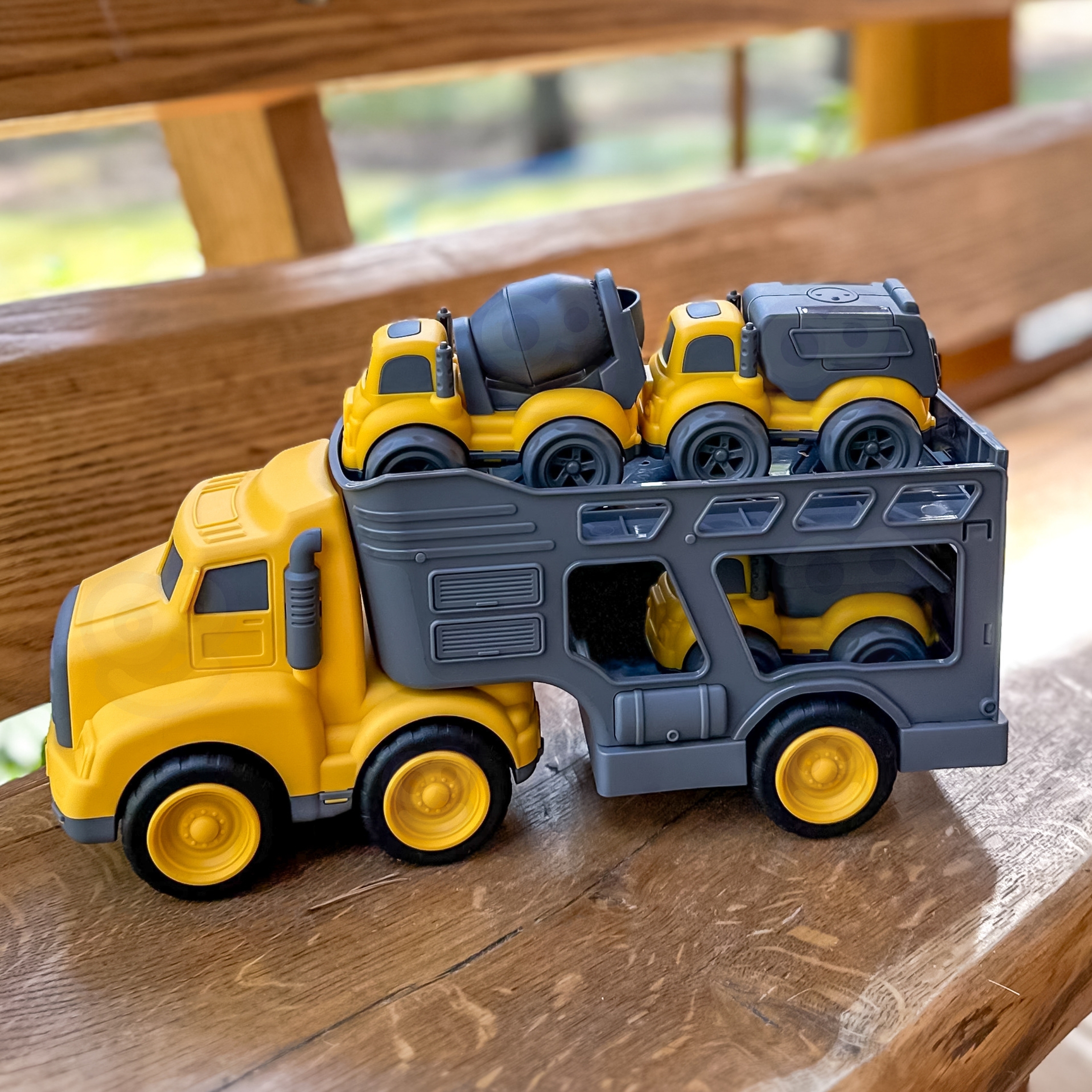 Kallur, betoonisegisti ja prügiveok