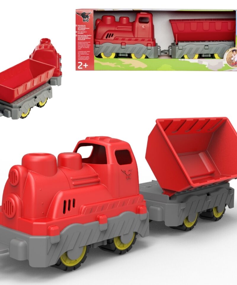 Kaubavedur koos kallurvaguniga mänguasjana