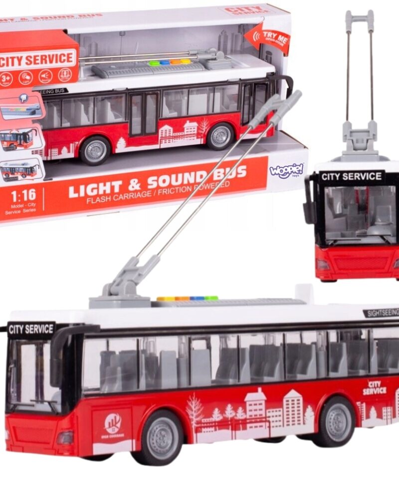 Interaktiivne Elektriline Troleebus mänguasi laste rõõmuks