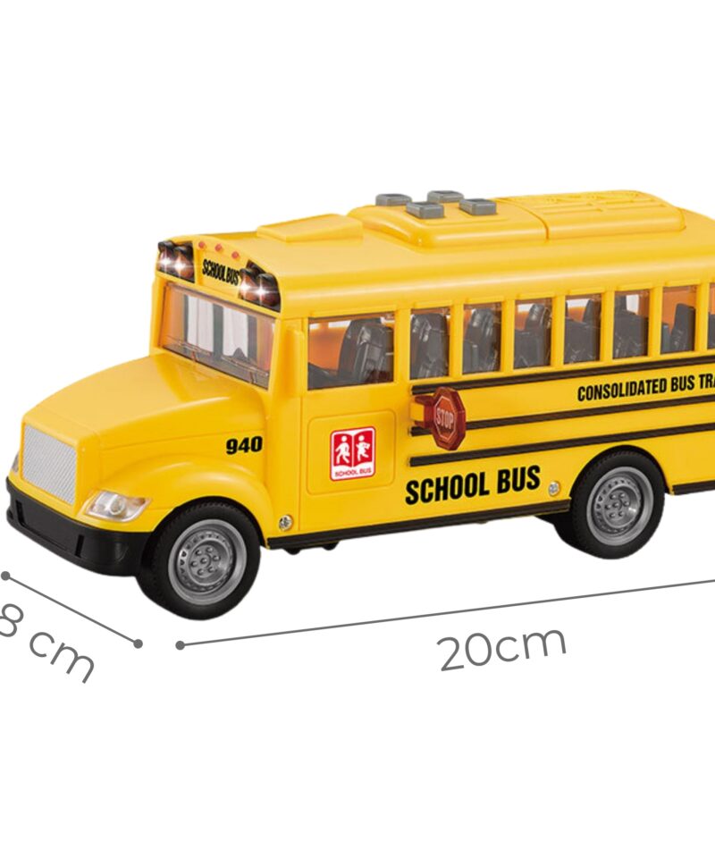 Õppimist soodustav koolibuss mänguasi