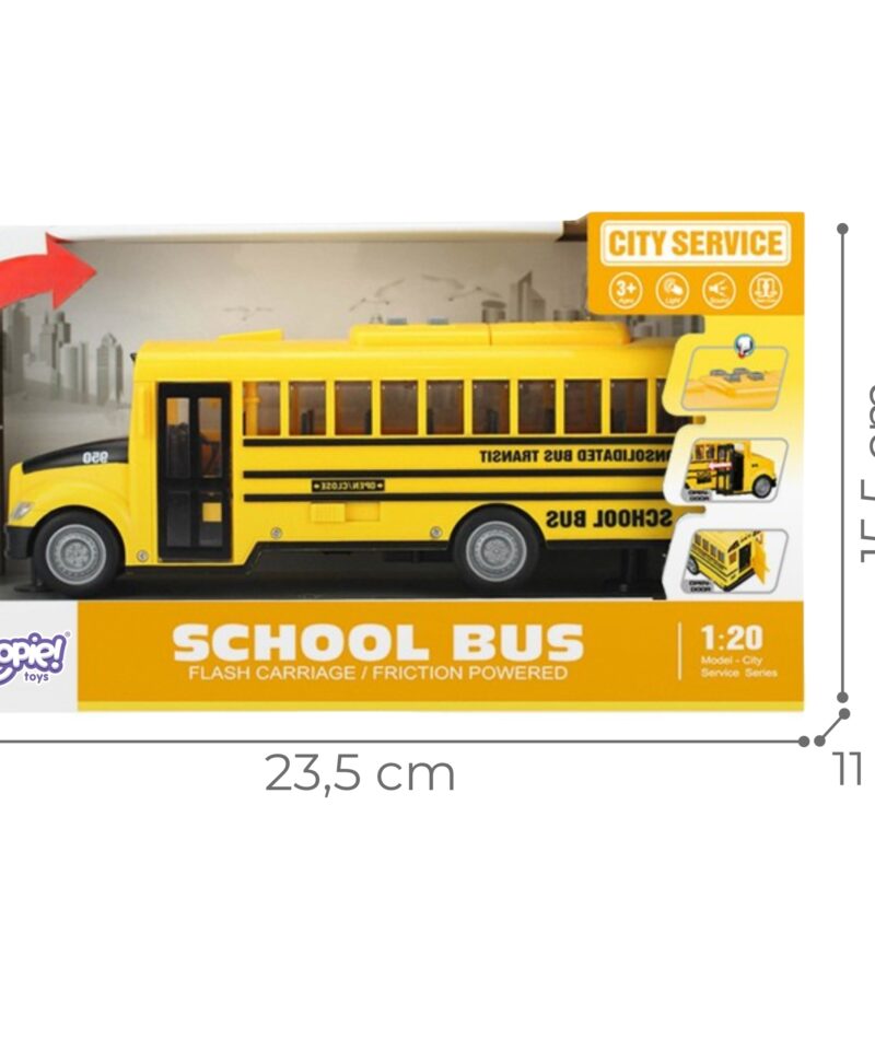 Õppimist soodustav koolibuss mänguasi