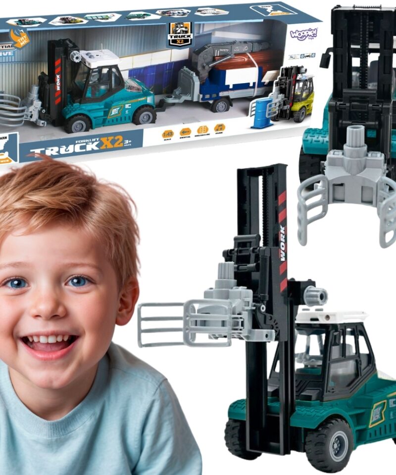 Tõstuk haagise ja heliefektidega mänguasi