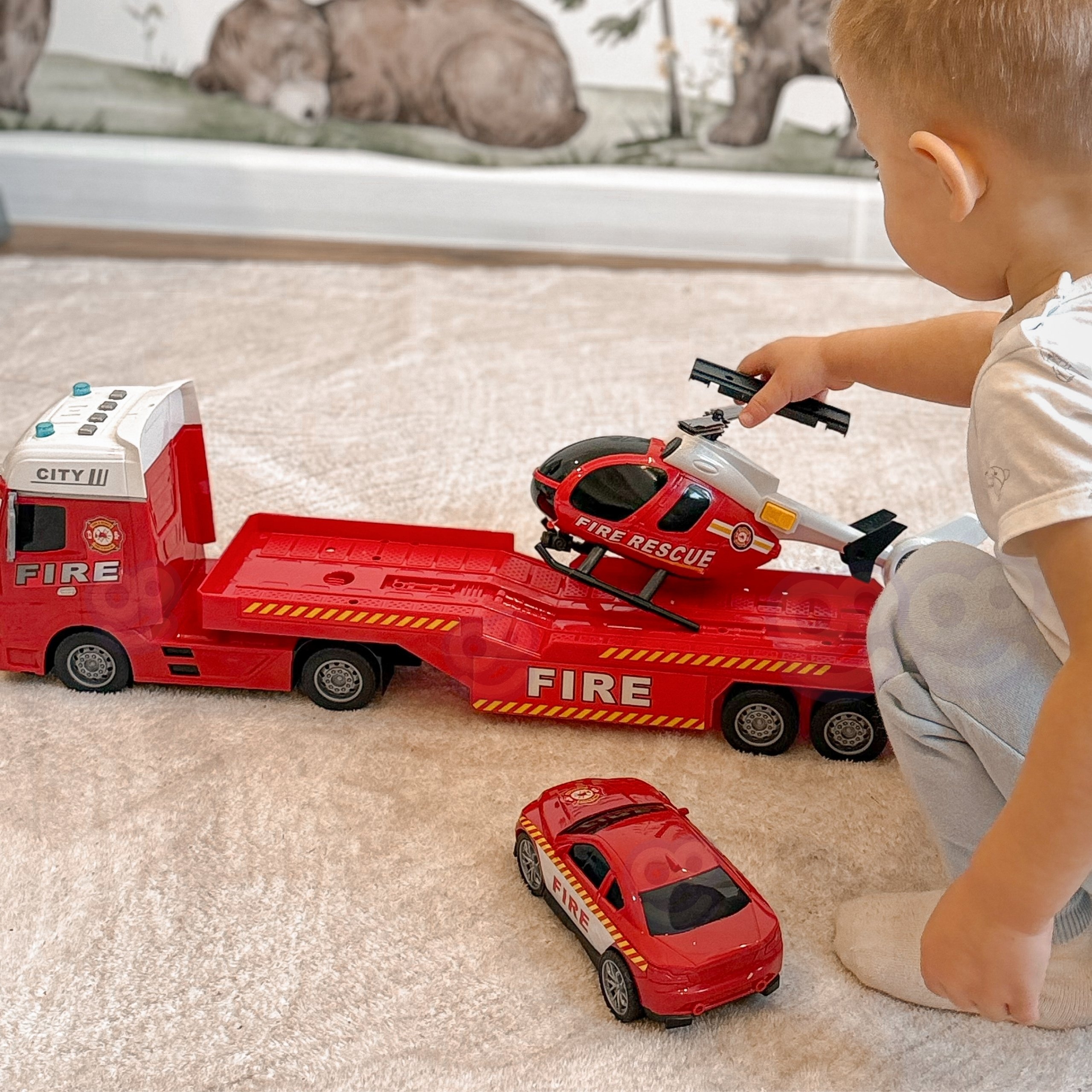 Päästekomplekt realistlike efektidega