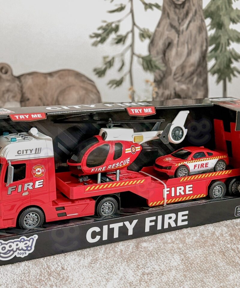 Helikopter ja auto mängukomplekt