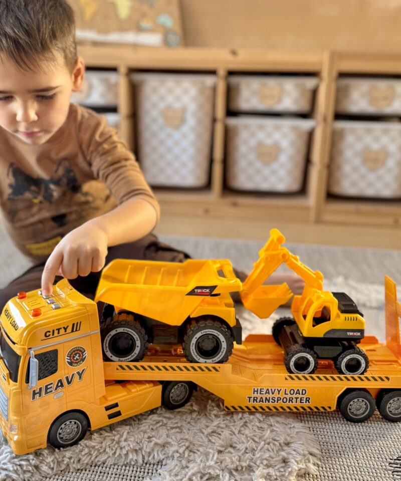 Lastele mõeldud ehitusmasinate komplekt