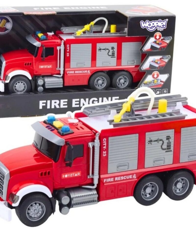 Interaktiivne tuletõrjeauto realistlike efektidega