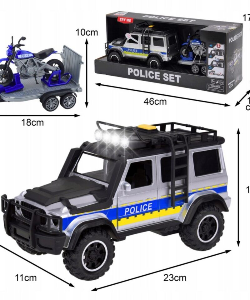 Realistlik politseimängukomplekt lastele