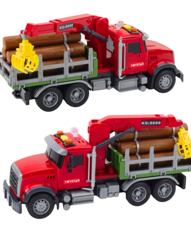 Mänguauto kraanaga ja valgusefektidega