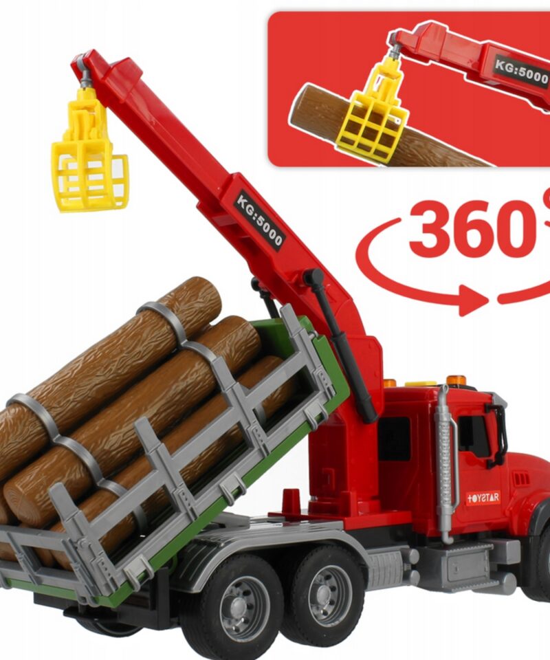 Kraanaga veoauto lastele alates 3. eluaastast