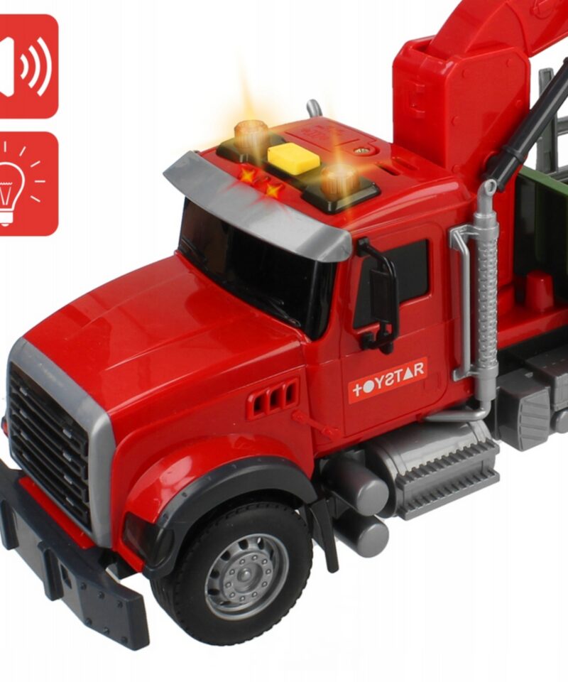 Lastele mõeldud interaktiivne kraanaga auto