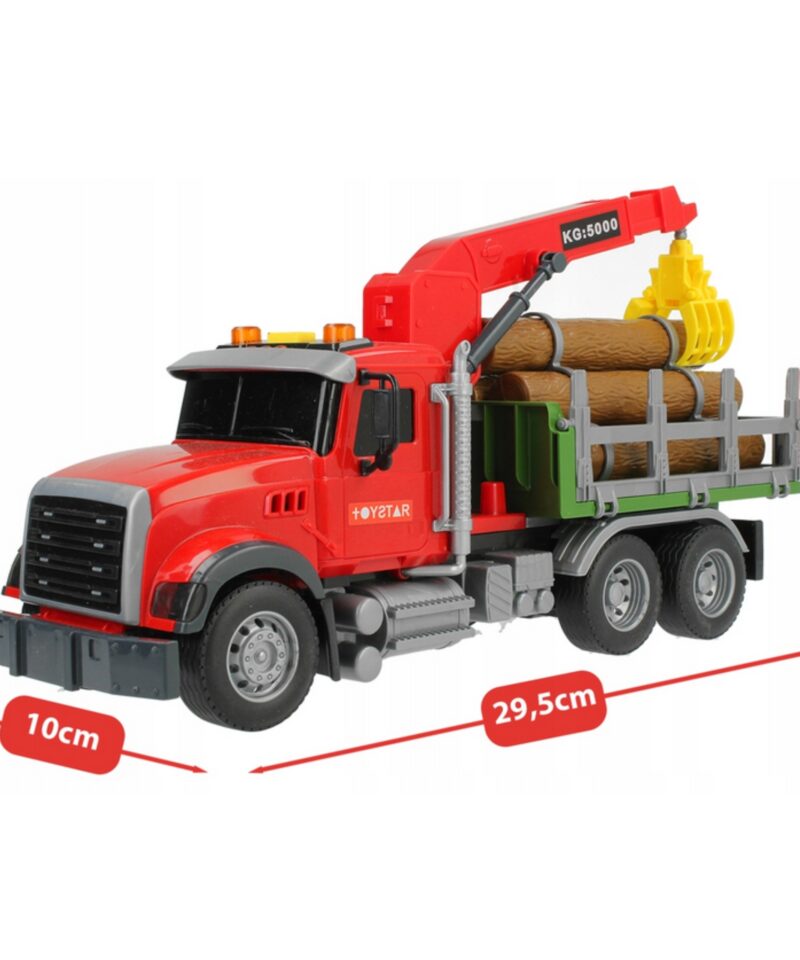 Lastele mõeldud interaktiivne kraanaga auto