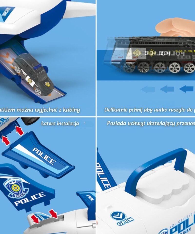 LED-tuledega politseilennuk