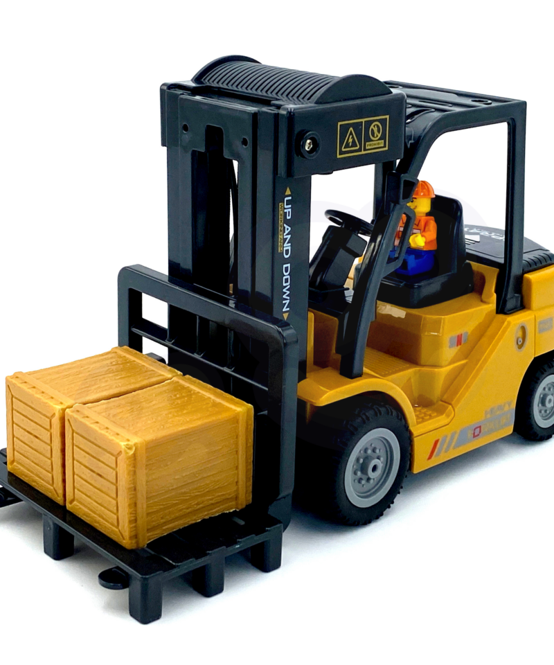 Heliefektidega kahveltõstuk mängurõõmuks