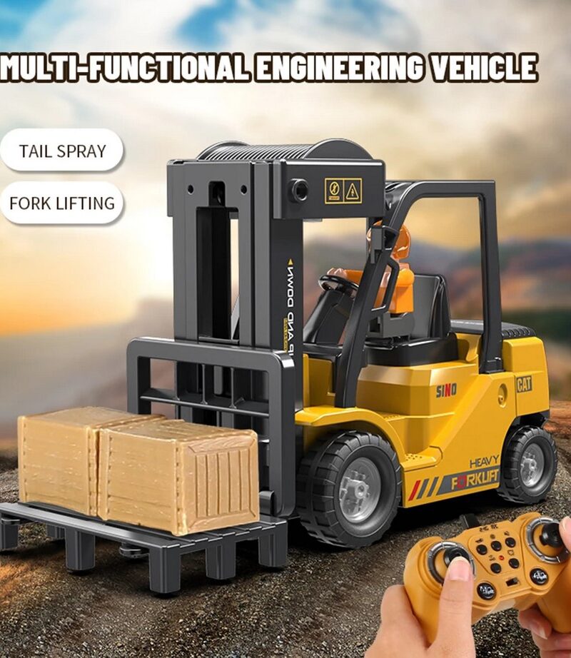 Heliefektidega kahveltõstuk mängurõõmuks