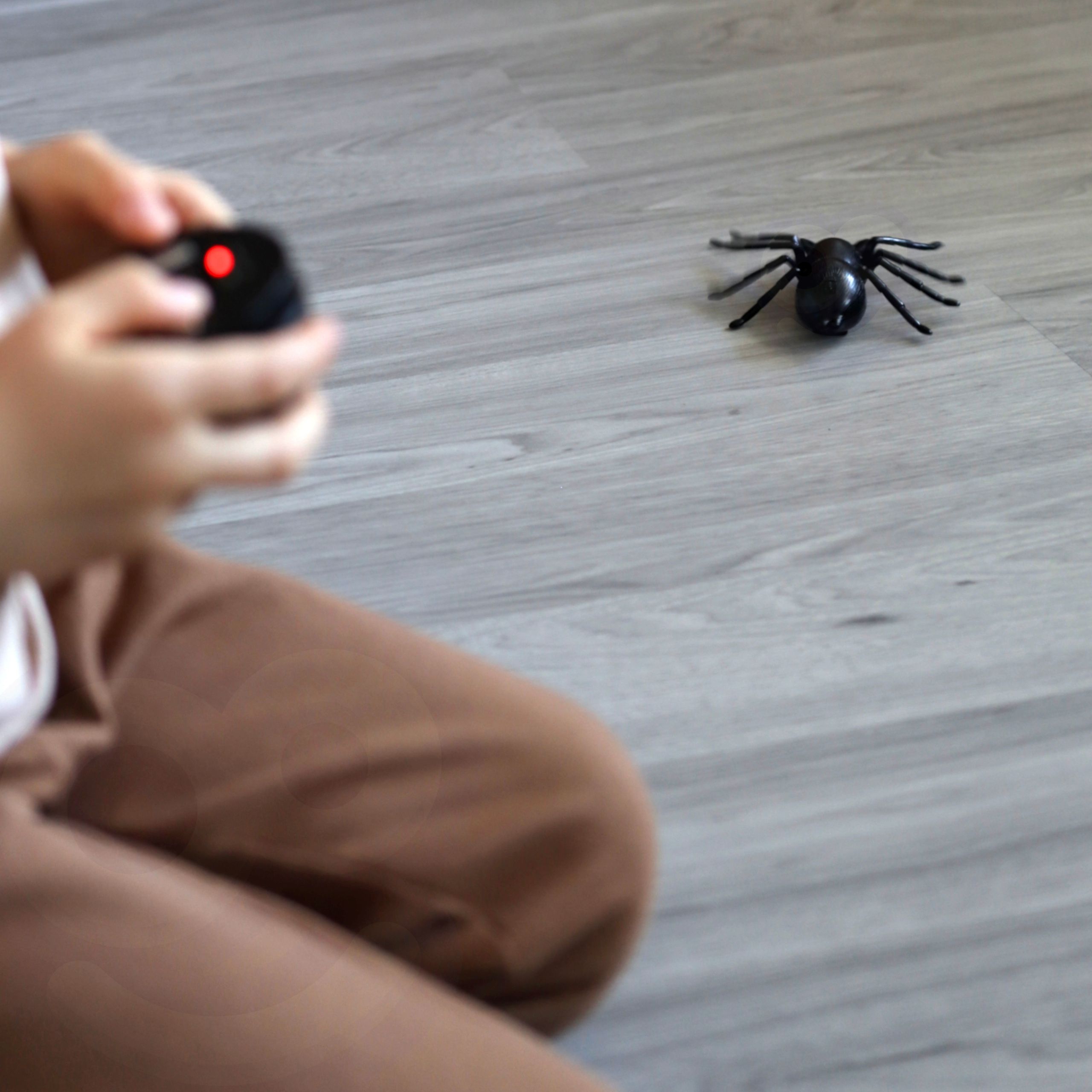 Kaugjuhitav ämblik LED-silmadega