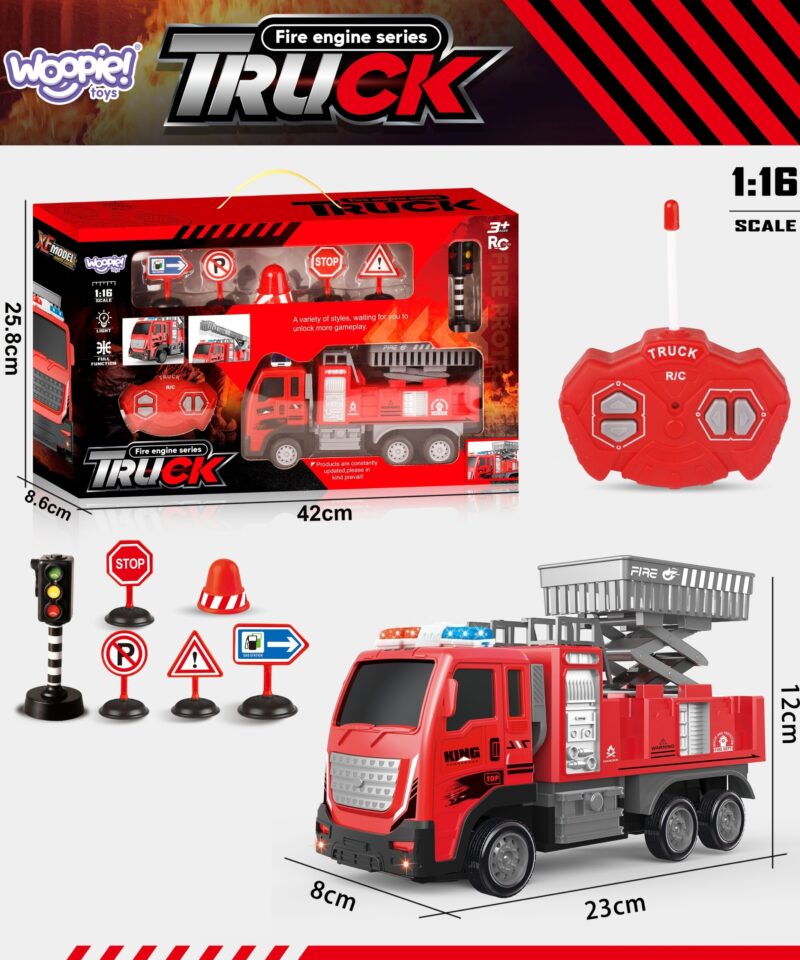 Valgusefektidega tulekustutusauto