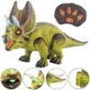 Kaugjuhitav Triceratops Dino realistlik mänguasi