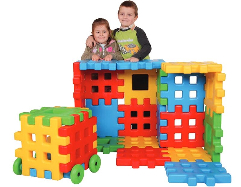 Harivad ehitusklotsid lastele mängimiseks