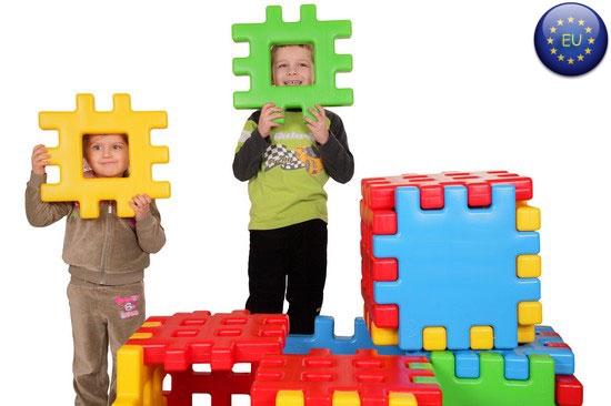 Erksavärvilised ja vastupidavad klotsid