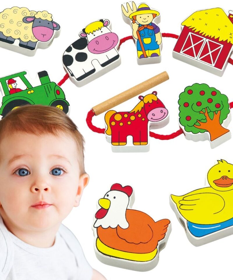 Lõbusad farmiteemalised klotsid lastele