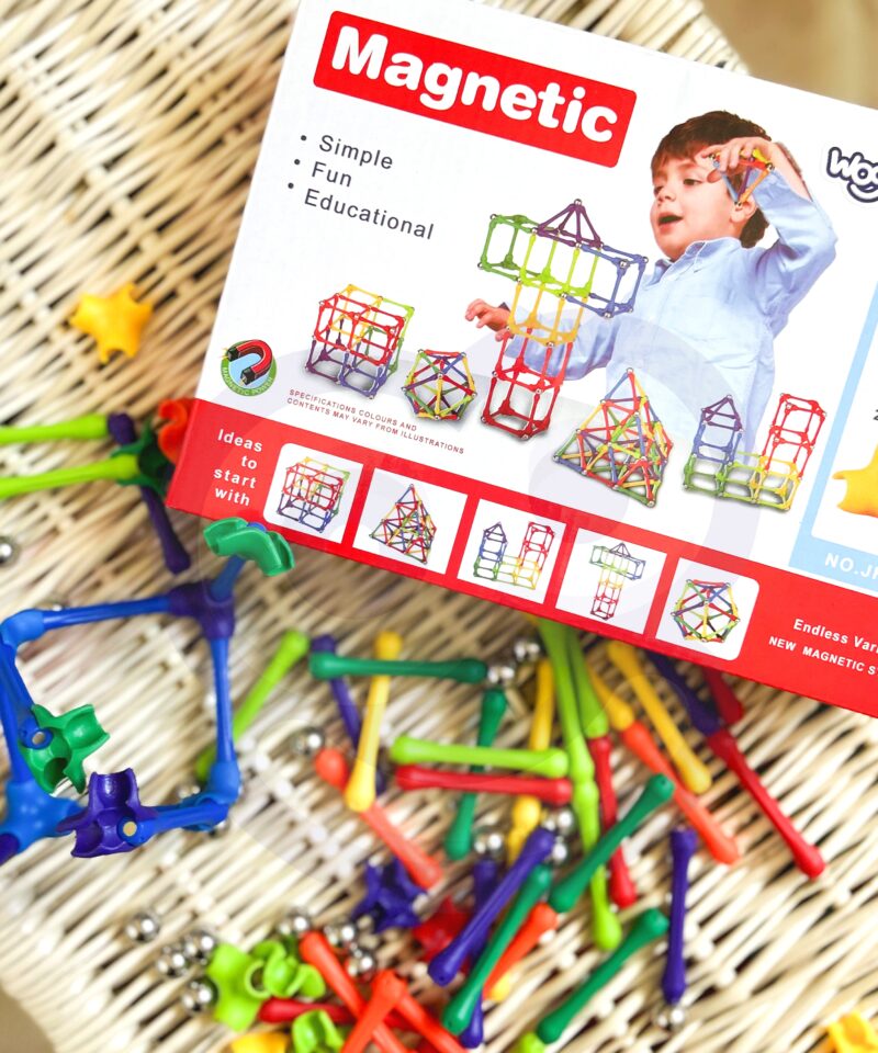 Värvilised magnetilised klotsid