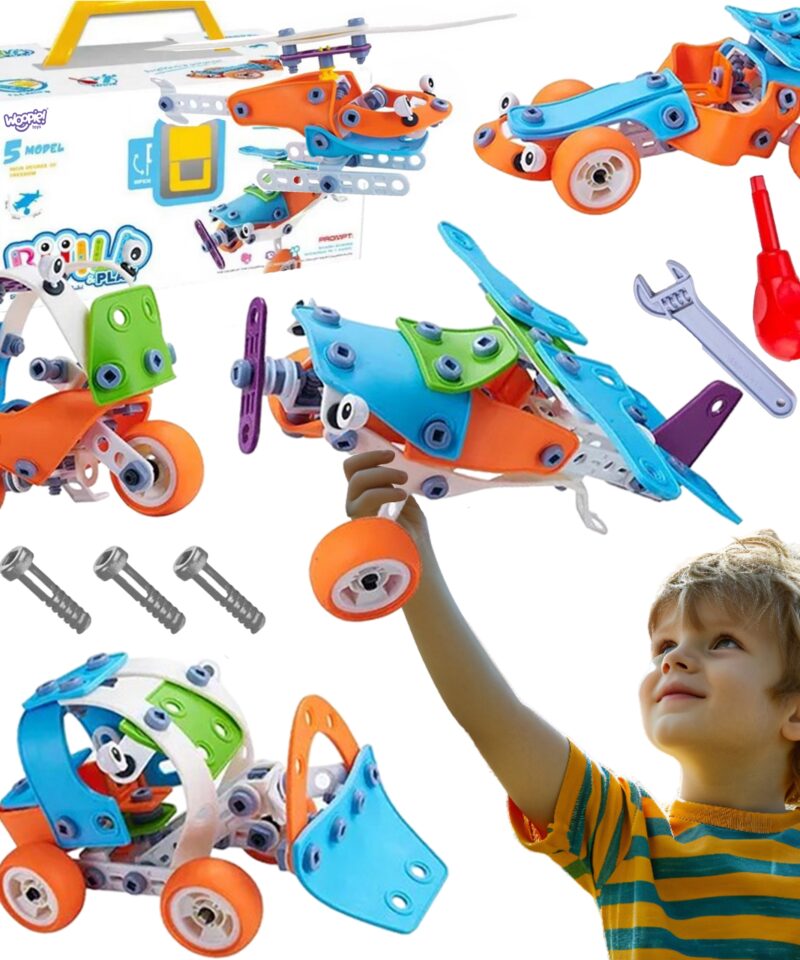 Laste konstruktorikomplekt 5in1 detailid