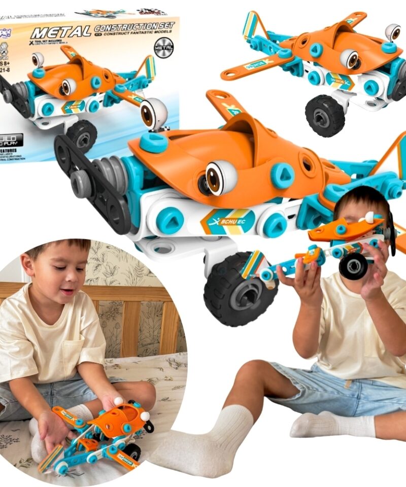 Lastele konstruktsioonikomplekt lennukiga