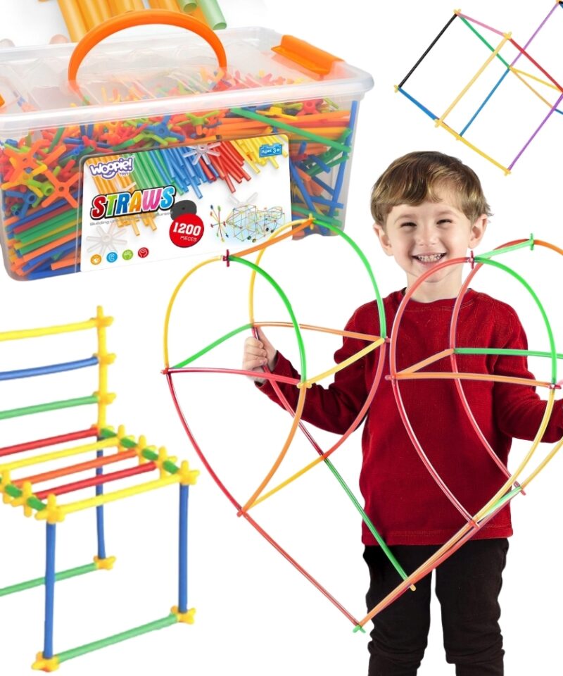 Värvilised konstruktorikõrred laste loovusele