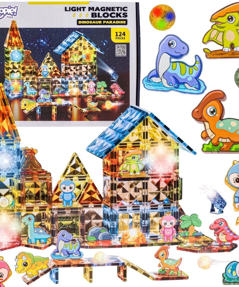 Magnetilised klotsid dinosauruste maailmaga