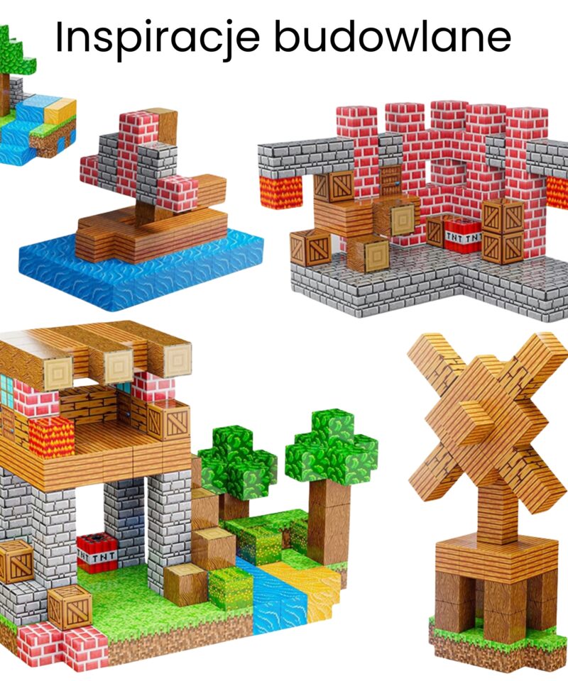 Lastele ohutud magnetilised klotsid