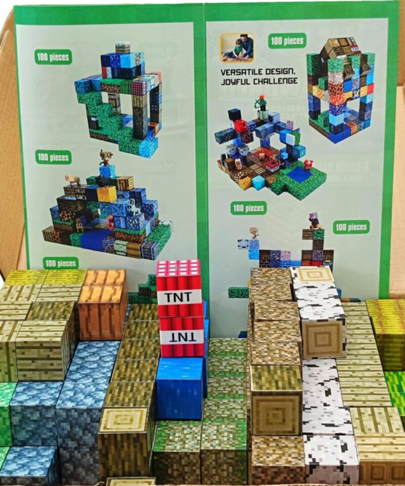 Värvilised magnetilised ehitusklotsid