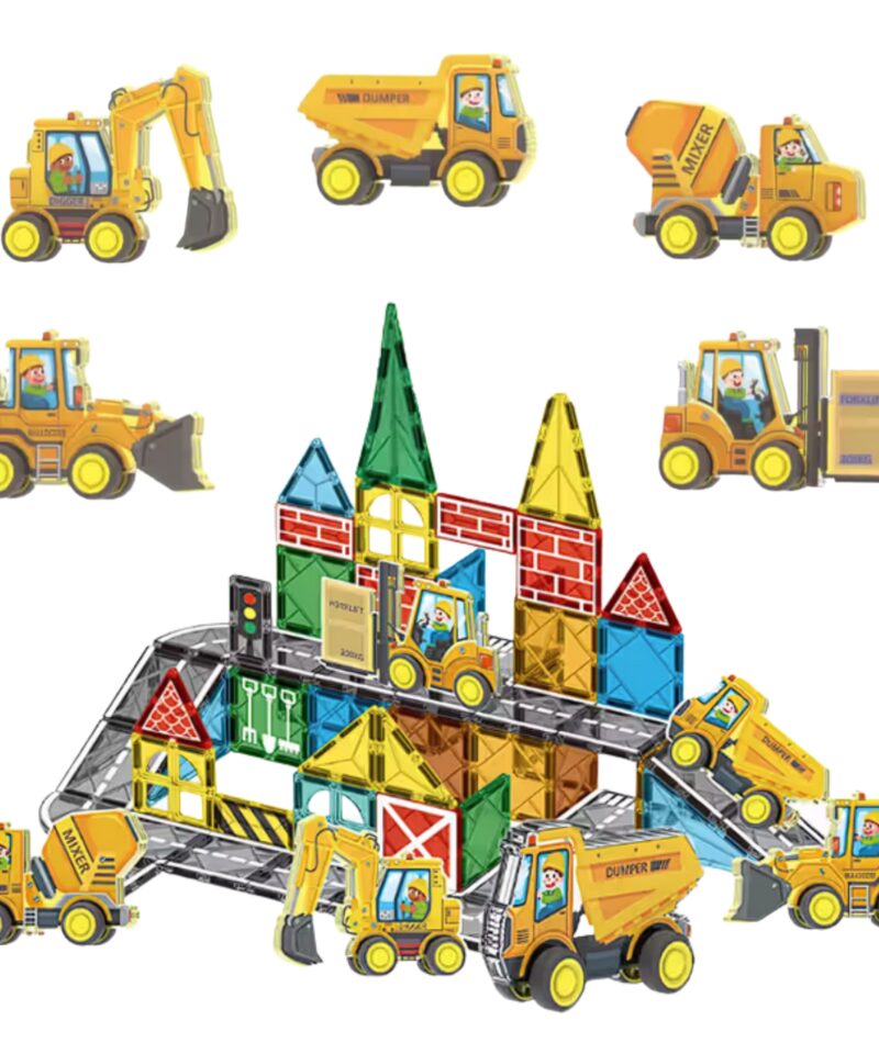 Ehitusmasinad ja magnetklotsid