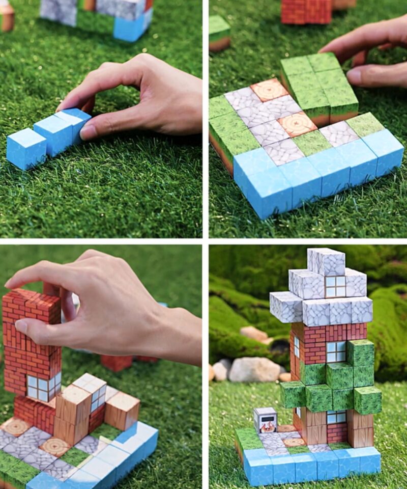 Lastele sobivad magnetklotsid