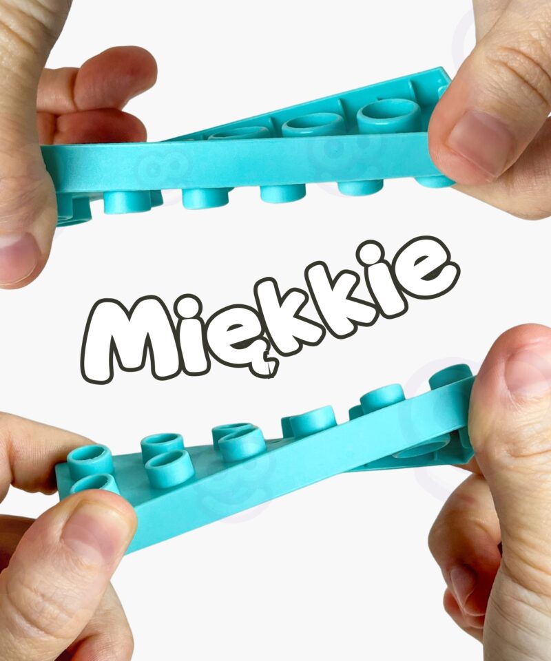 Lastele sobivad suured ja värvilised klotsid