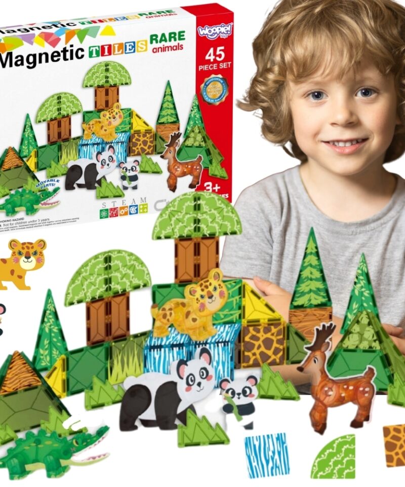 Magnetilised 3D klotsid lastele mängimiseks