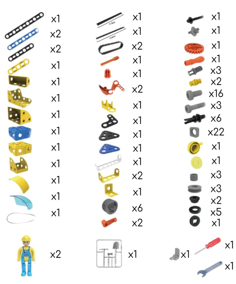 Lõbus ja õpetlik ehituskomplekt lastele