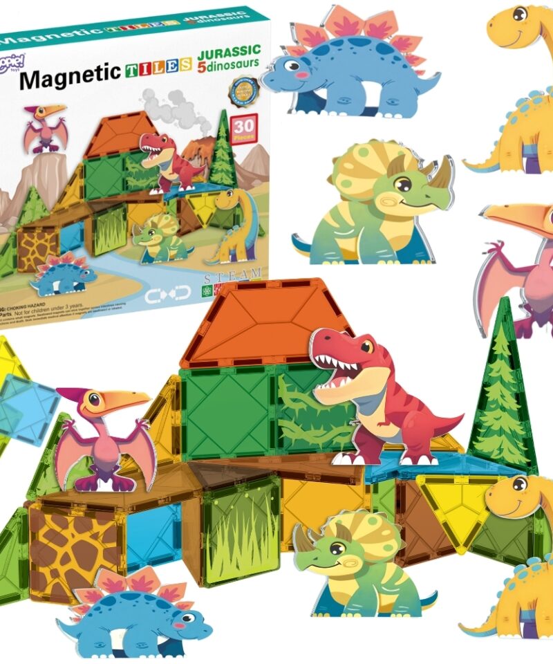 Magnetilised klotsid dinosauruste ehitamiseks