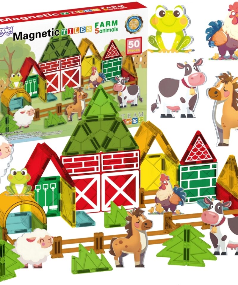 Magnetilised konstruktorklotsid lastele mängimiseks