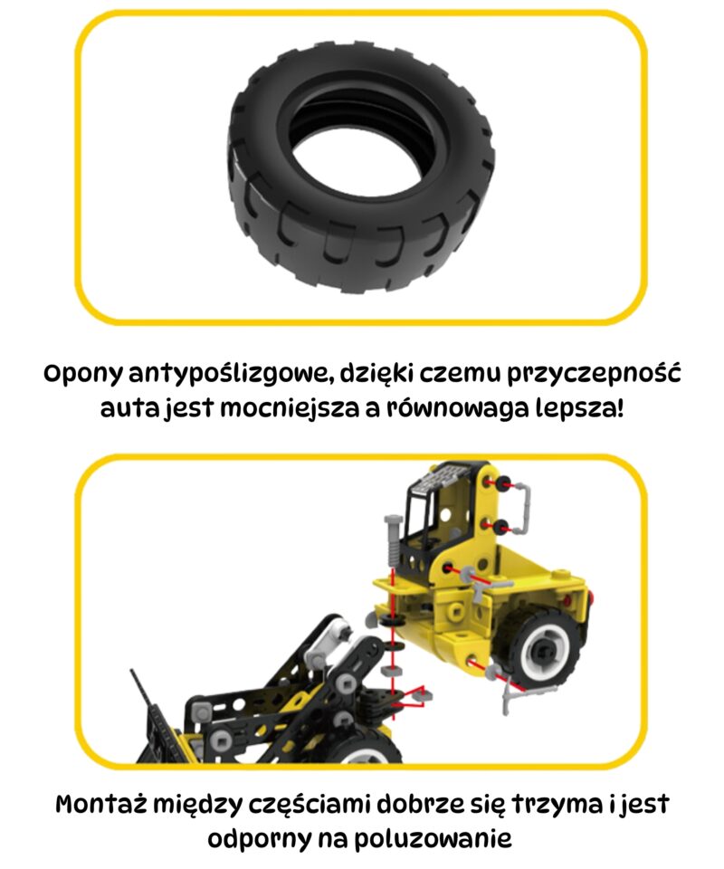 Kvaliteetsed materjalid ja liikuvad osad