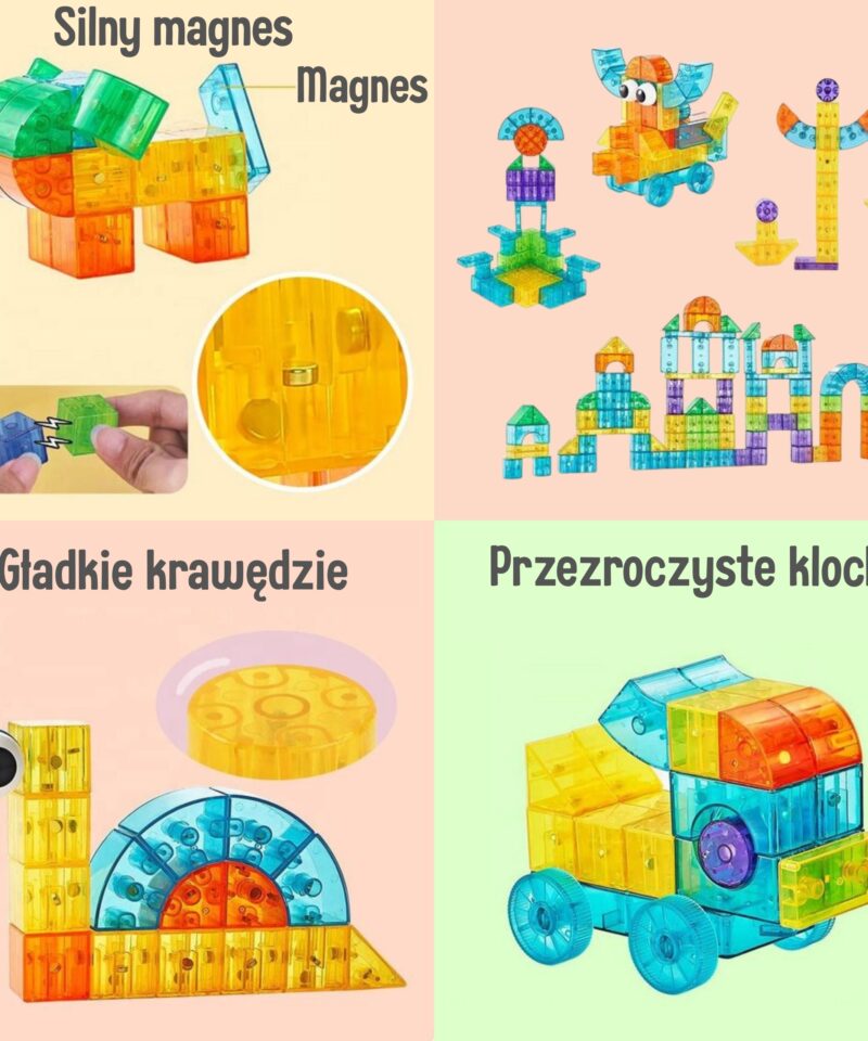 Erksavärvilised ja läbipaistvad klotsid