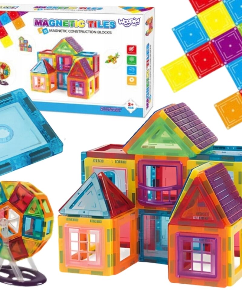 Magnetilised 3D klotsid lapsele mängimiseks
