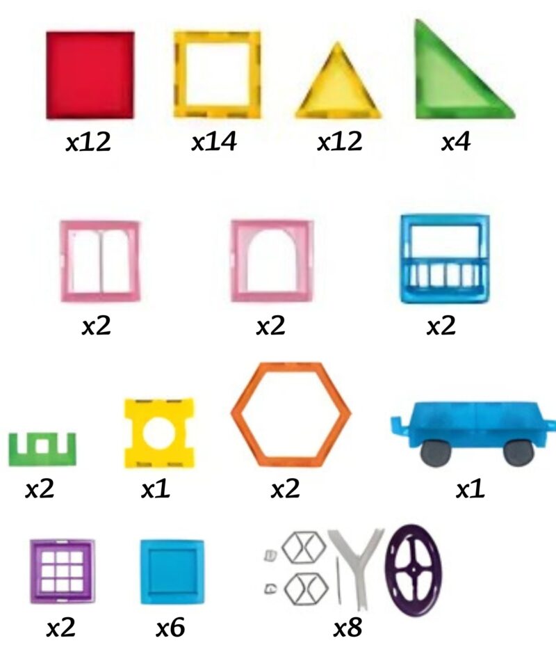 Vastupidavad ja kerged magnetklotsid