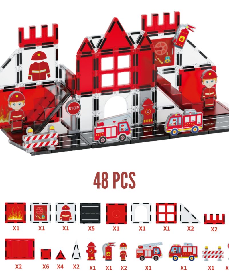 Tuletõrje teemalised klotsid