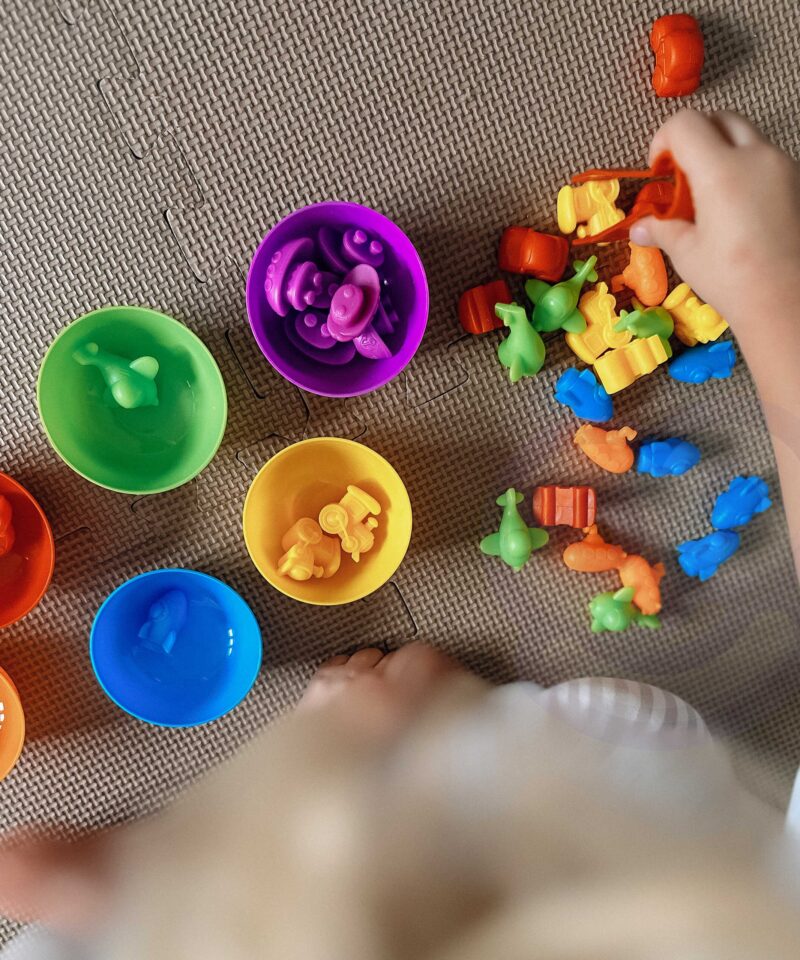 Dino Sorter Mäng arendab peenmotoorikat