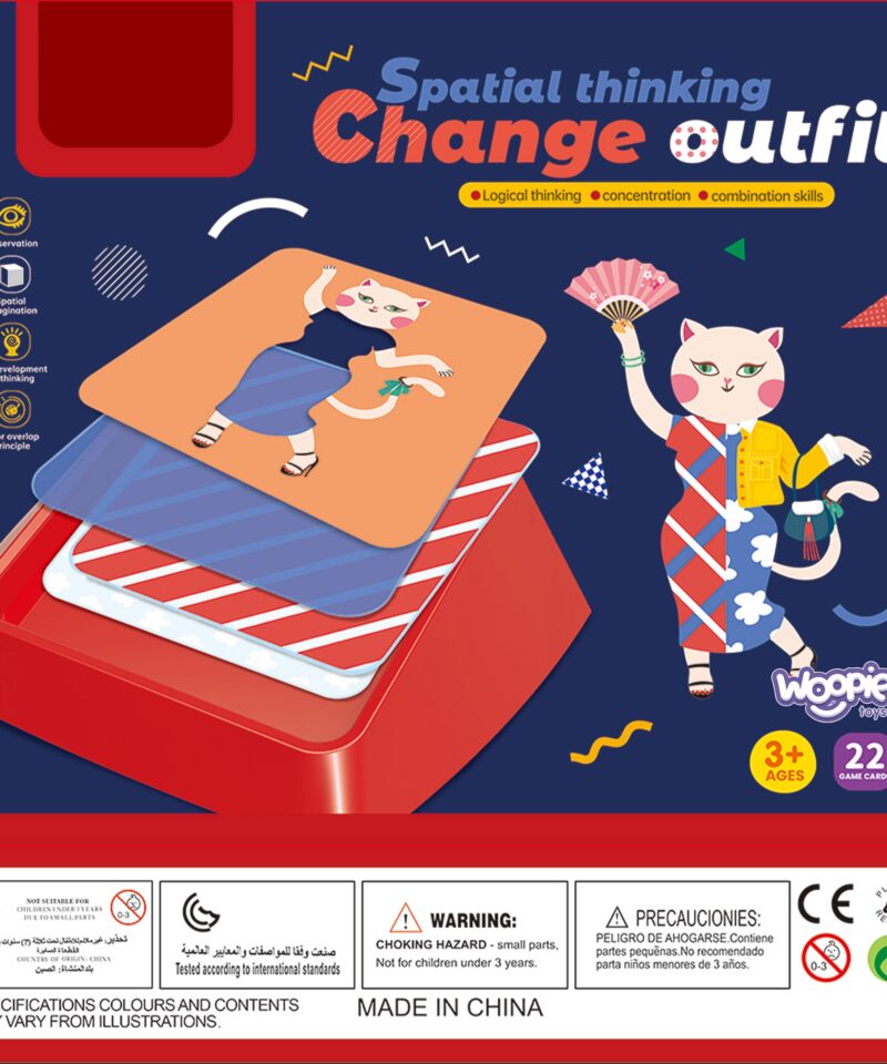 Loovusmäng koos šabloonide ja mustrikaartidega