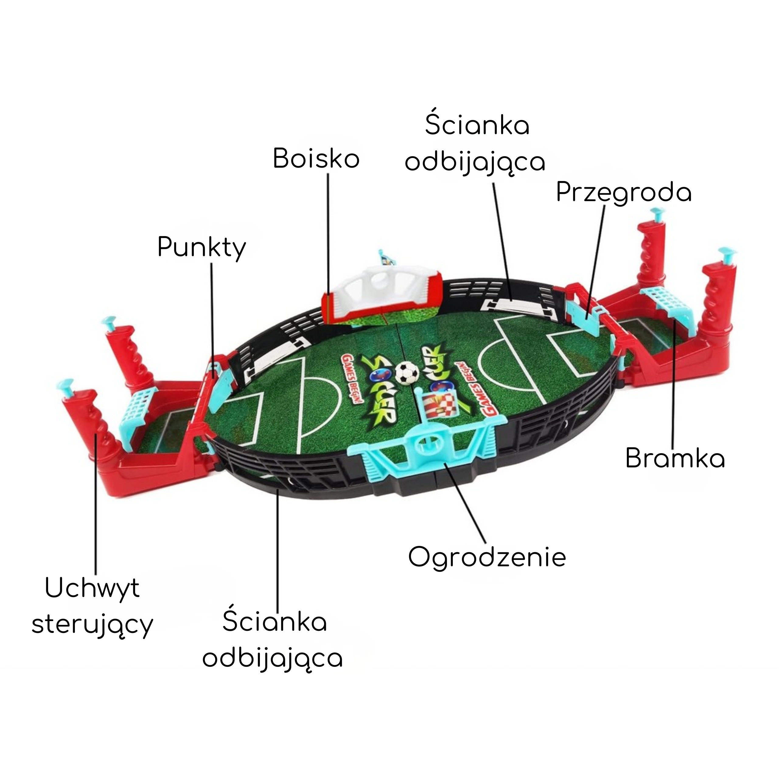 Kompaktne lauajalgpallimäng kodus
