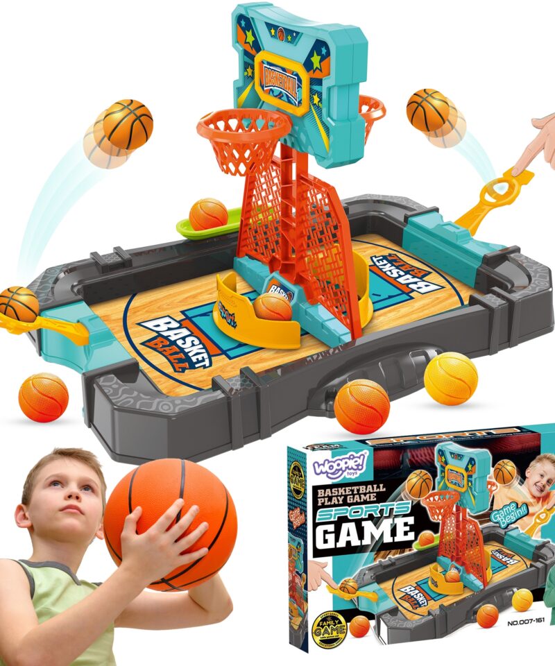 Laste lauakorvpalli mängukomplekt laual