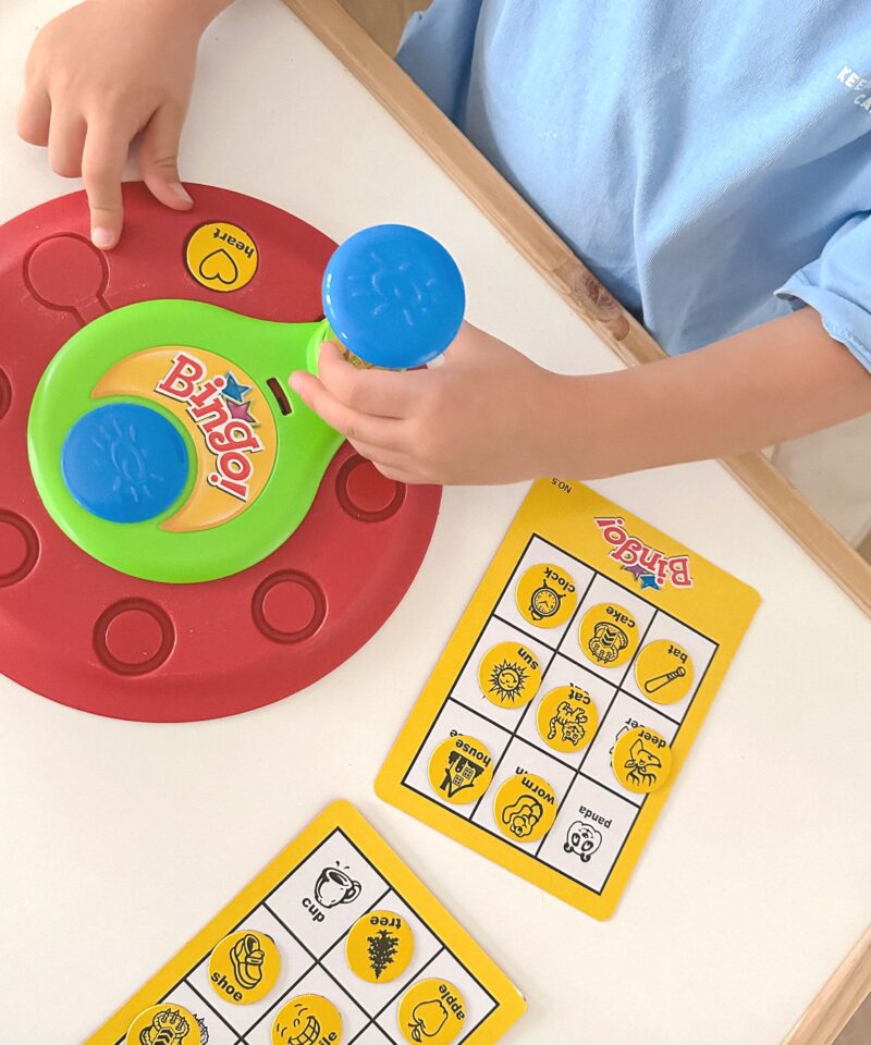 Lastele mõeldud hariv Bingo mäng